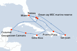 MSC Seascape infos plans départs et tarifs 2023 2024