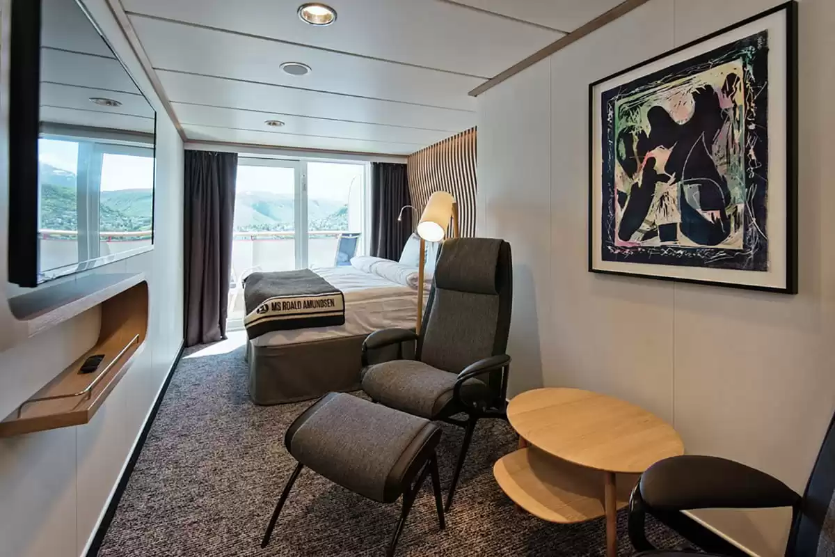O MS Roald Amundsen :  cabine 26