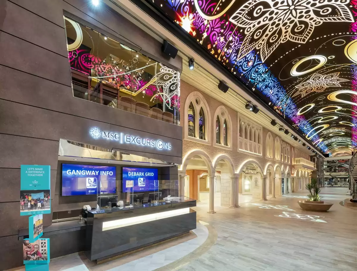 le MSC Virtuosa :  cabine 29