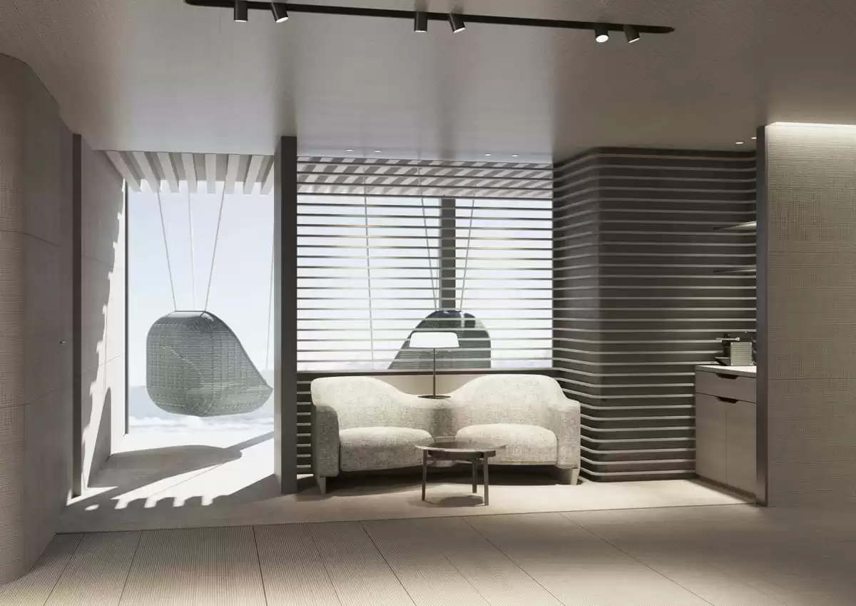 le Le Commandant Charcot :  cabine 37