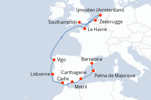 Itinéraire : Méditerranée & mers adjacentes
