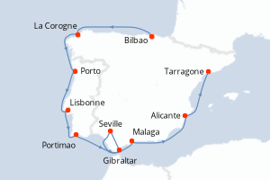 Itinéraire : Méditerranée & mers adjacentes