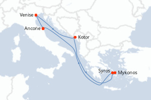 Itinéraire : Méditerranée & mers adjacentes