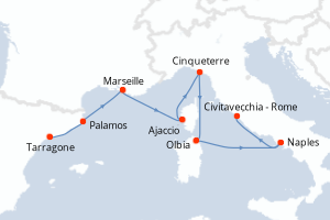 Itinéraire : Méditerranée & mers adjacentes