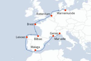Itinéraire : Méditerranée & mers adjacentes