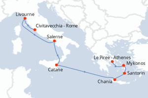 Itinéraire : Méditerranée & mers adjacentes