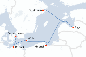 Itinéraire : Europe du Nord & Atlantique NE