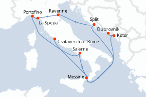 Itinéraire : Méditerranée & mers adjacentes