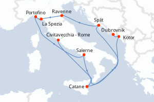 Itinéraire : Méditerranée & mers adjacentes