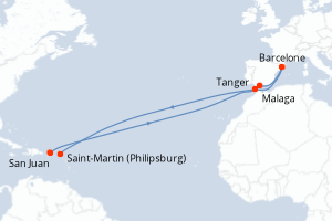 Itinéraire : Méditerranée & mers adjacentes