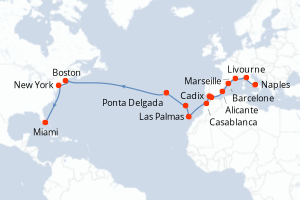 Itinéraire : Méditerranée & mers adjacentes
