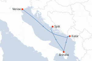 Itinéraire : Méditerranée & mers adjacentes