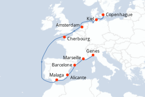 Itinéraire : Méditerranée & mers adjacentes