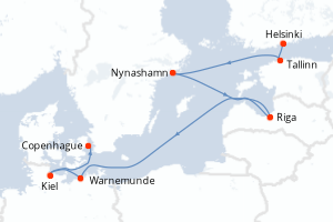 Itinéraire : Europe du Nord & Atlantique NE