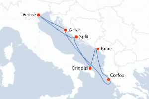 Itinéraire : Méditerranée & mers adjacentes