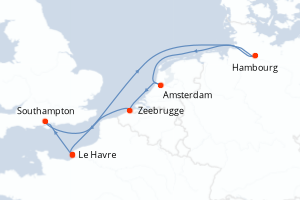 Itinéraire : Europe du Nord & Atlantique NE
