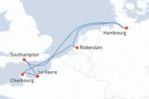 Itinéraire : Europe du Nord & Atlantique NE