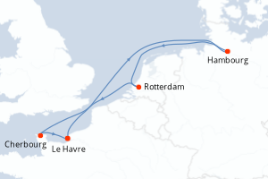 Itinéraire : Europe du Nord & Atlantique NE