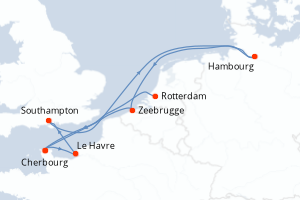 Itinéraire : Europe du Nord & Atlantique NE
