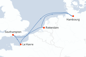 Itinéraire : Europe du Nord & Atlantique NE