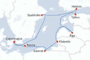 Itinéraire : Europe du Nord & Atlantique NE