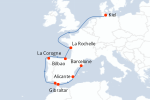 Itinéraire : Méditerranée & mers adjacentes