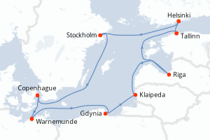 Itinéraire : Europe du Nord & Atlantique NE