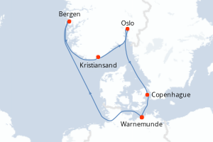 Itinéraire : Europe du Nord & Atlantique NE