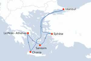 Itinéraire : Méditerranée & mers adjacentes