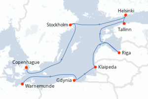 Itinéraire : Europe du Nord & Atlantique NE