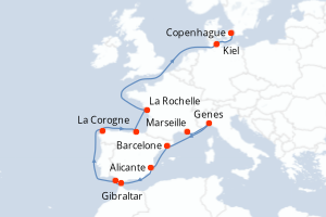 Itinéraire : Méditerranée & mers adjacentes