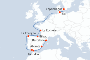 Itinéraire : Méditerranée & mers adjacentes