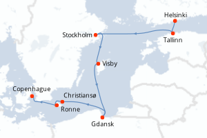 Itinéraire : Europe du Nord & Atlantique NE