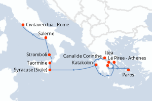 Itinéraire : Méditerranée & mers adjacentes