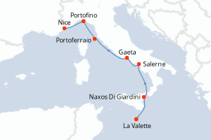 Itinéraire : Méditerranée & mers adjacentes