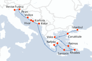 Itinéraire : Méditerranée & mers adjacentes