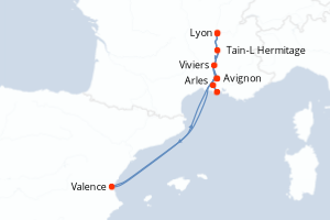 Itinéraire : Rhône · Saône