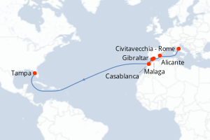Itinéraire : Méditerranée & mers adjacentes