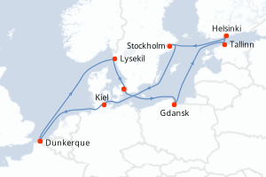 Itinéraire : Europe du Nord & Atlantique NE