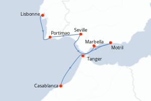 Itinéraire : Europe du Nord & Atlantique NE