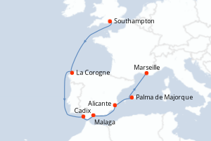 Itinéraire : Méditerranée & mers adjacentes