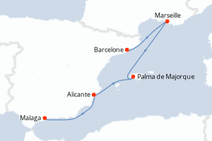 Itinéraire : Méditerranée & mers adjacentes