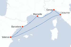 Itinéraire : Méditerranée & mers adjacentes