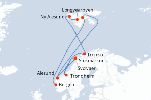 Itinéraire : Europe du Nord & Atlantique NE