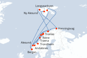 Itinéraire : Europe du Nord & Atlantique NE