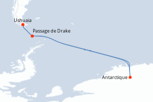 Itinéraire : Antarctique