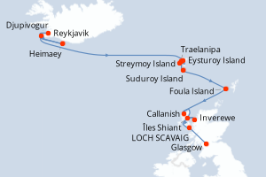 Itinéraire : Europe du Nord & Atlantique NE
