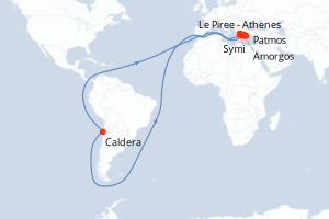 Itinéraire : Méditerranée & mers adjacentes