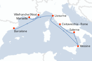 Itinéraire : Méditerranée & mers adjacentes