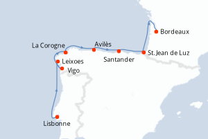 Itinéraire : Méditerranée & mers adjacentes